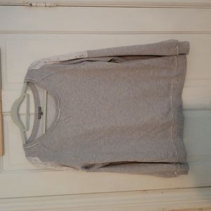 Gray sweathshirt